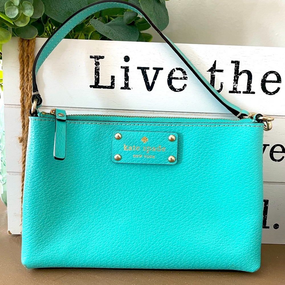 Kate Spade Aqua Wristlet